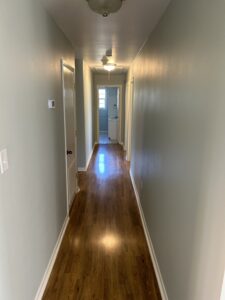 Hallway with paing