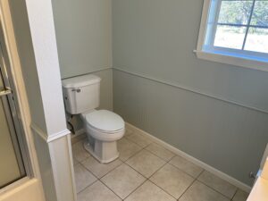 Bathroom toilet area painging